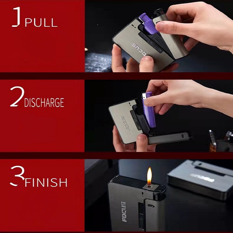 แบบพกพาอัตโนมัติกรณี แกดเจ็ต กล่องโลหะสามารถถือ 10 ชิ้น - รูปที่ 3