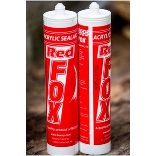 กาวอะคริลิค **ยกลัง** Redfox Acrylic Sealant  เรดฟ๊อก สีขาว ดำ น้ำตาล กาวแด้ป กาวอะคลิลิคยาแนว