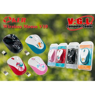 เมาส์ไร้สาย Mouse OKER V10 Wireless