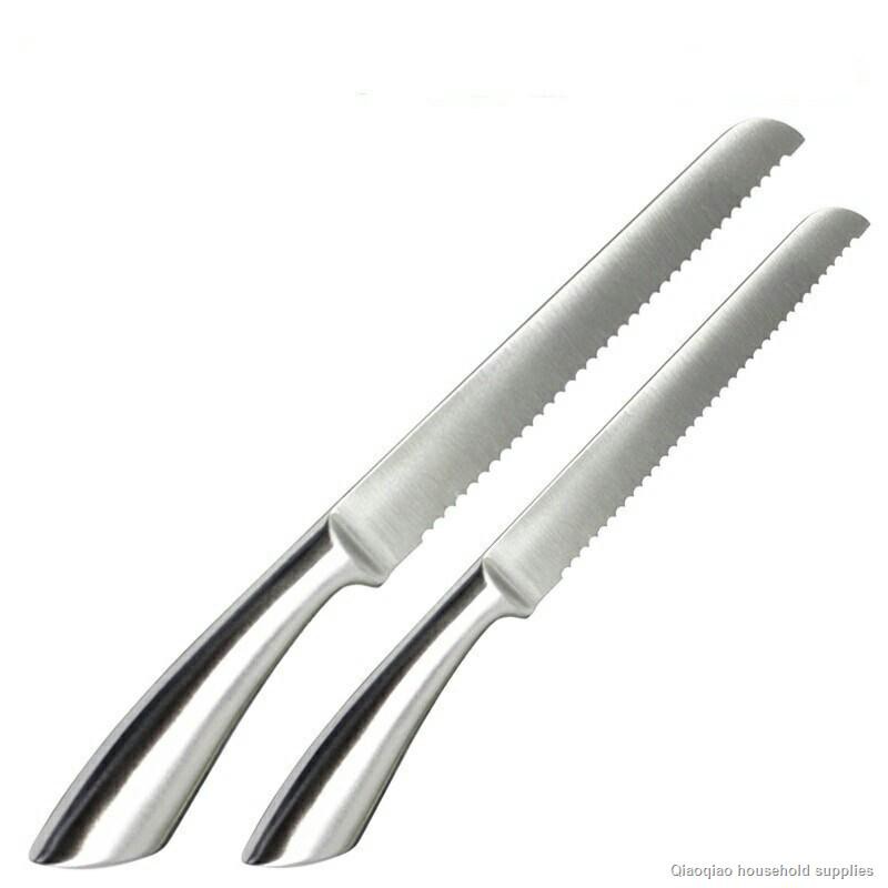 ราคาต่ำสุด ♤Sawtooth Bread Knife เครื่องตัดเค้กแบบรวม Stainless Steel