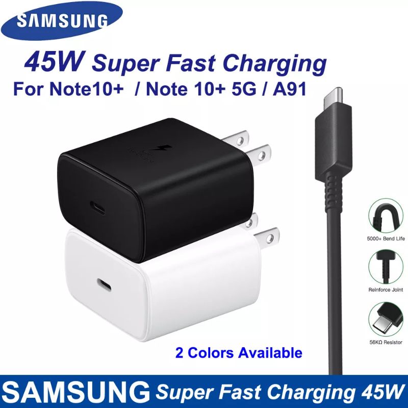 ชุดชาร์จ Samsung 45 wแท้💯