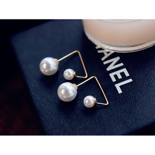 ต่างหูมุกแฟชั่นสําหรับผู้หญิง Pearl Ear Clip Dde52