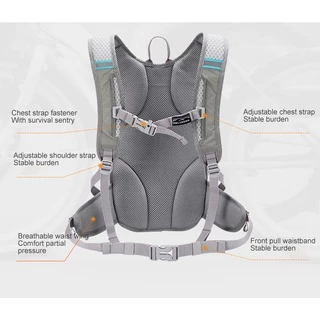 CAMEL CROWN กระเป๋าเป้สะพายหลัง อเนกประสงค์ น้ําหนักเบา 12L ลิตร สําหรับขี่จักรยานเสือภูเขา กลางแจ้ง