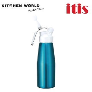 ITIS 1AWPW57 0.5L Aluminum Cream Whipper Apple Green with White Head / กระบอกวิปครีม