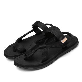 รองเท้าแตะรัดส้น สไตล์ญี่ปุ่น Sandals ชาย หญิง - Black