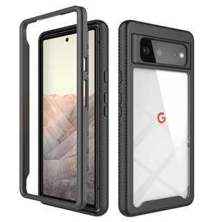 เคสโทรศัพท์มือถือซิลิโคนใส กันกระแทก สําหรับ Google Pixel 6 6Pro 5A 5