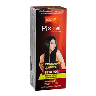 🎀ครีมยืดผมถาวร โลแลน พิกเซล 110g (กล่อง แดง) lolane pixxel strong ยืดผมตรง สำหรับผมแข็งแรง เส้นใหญ่ หยิกยาก น้ำยายืดผม