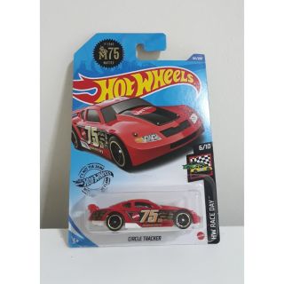 รถเหล็ก Hotwheels CIRCLE TRACKER สีแดง (ib42)