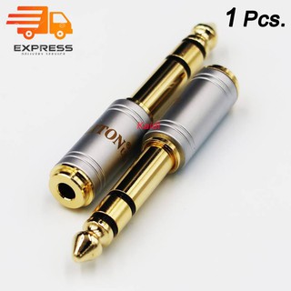 Liton usa Gold Plated Jack 6.35mm Male to 3.5mm Connector Female Stereo Audio Adapter