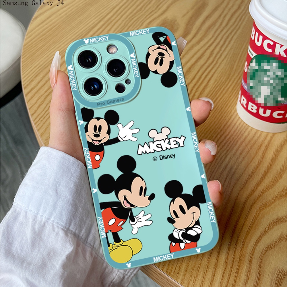 Compatible With Samsung Galaxy J4 J5 J6 J7 J8 Core Pro Plus Prime 2018 2017 2015 J4+ J6+ เคสซัมซุง สำหรับ Case Mouse เคสโทรศัพท์ Angel Eyes Cute Shockproof Cases