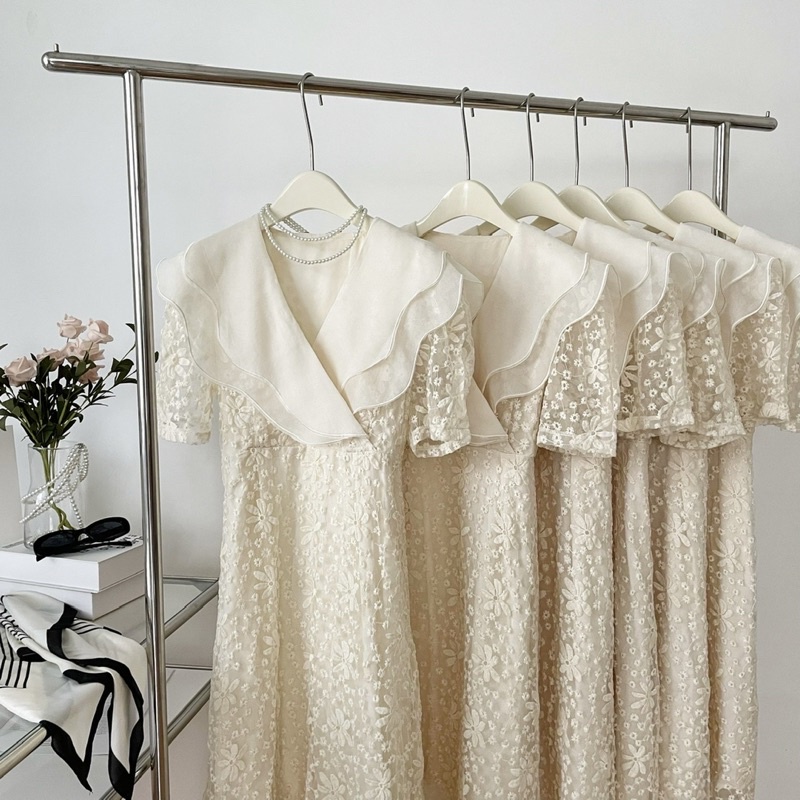 Nooch.Closet : ชุดเดรสลูกไม้ Sweet Lace Dress ราคา ถูกที่สุด ดีลบีเคเค แกลเลอรีภาพที่ 5