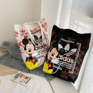 กระเป๋าผ้าแคนวาส adidas x Mickey mouse