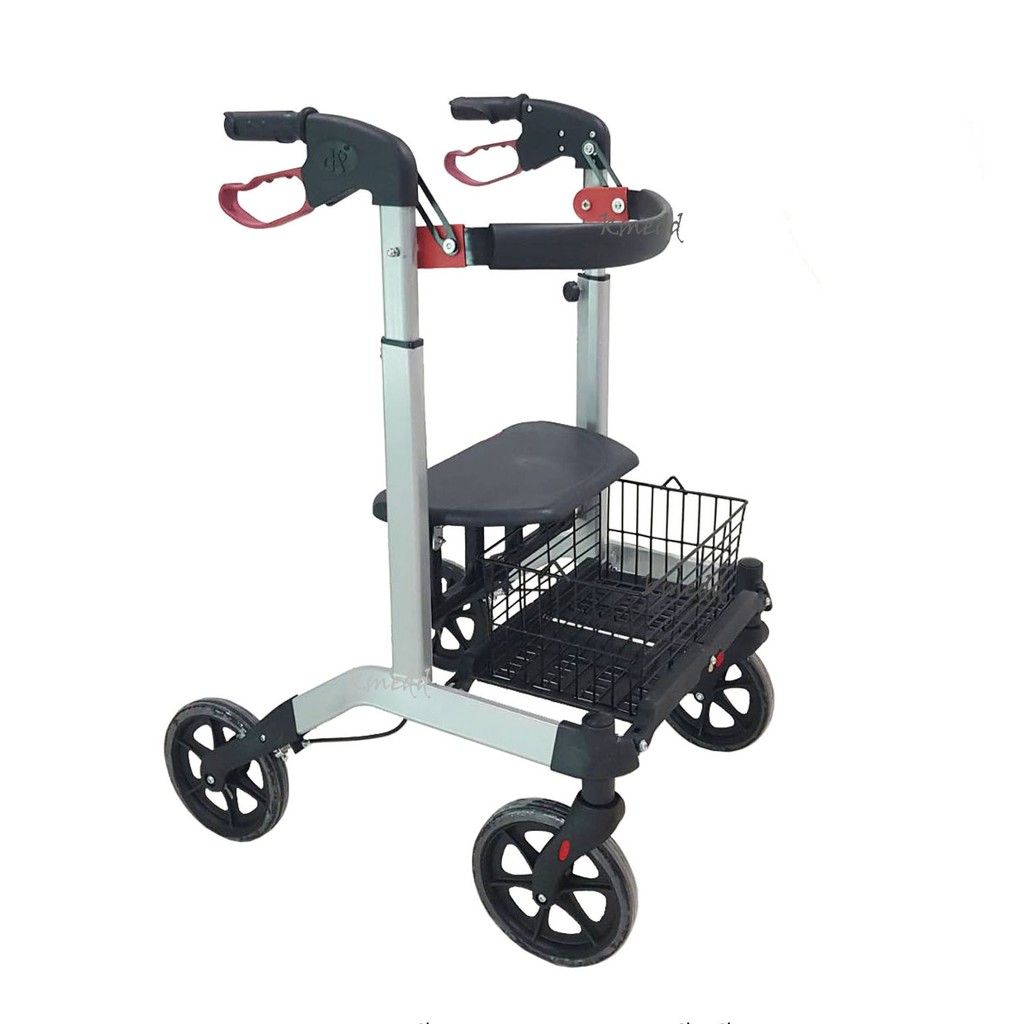 รถเข็นผู้สูงอายุ อุปกรณ์ช่วยเดิน Rollator แบบ 4 ล้อ Model H