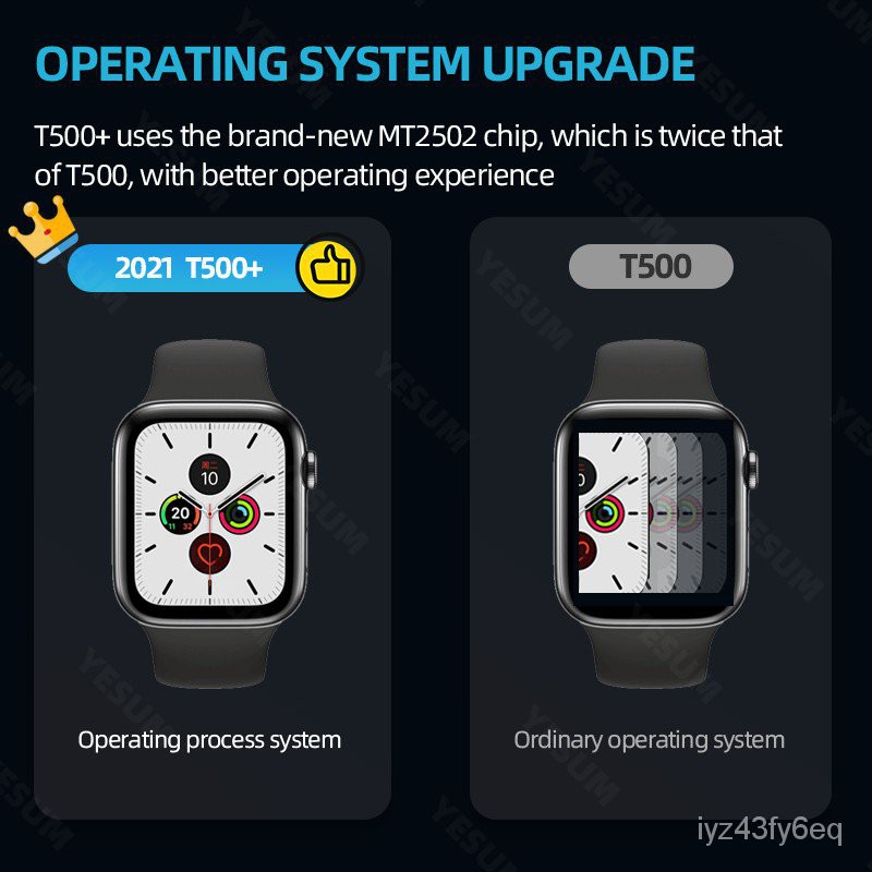【LATEST】Series6 T500+ Smart Watch Bluetooth Waterproof Call Touch