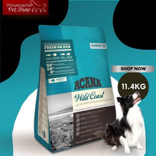 ACANA Wild Coast 11 Kg อะคาน่า สูตรปลา สุนัข1-6ปี ทุกสายพันธุ์ 11 กิโลกรัม