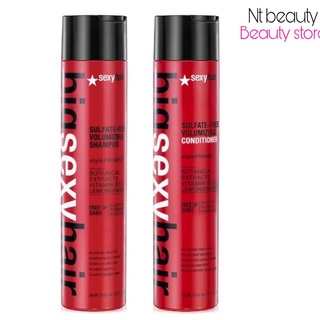 Big sexy hair sulfate free volumizing shampoo and conditioner 300 ml เซ็กซี่ แฮร์ บิ๊ก ซัลเฟตฟรี วอลุ่ม แชมพู ครีมนวด