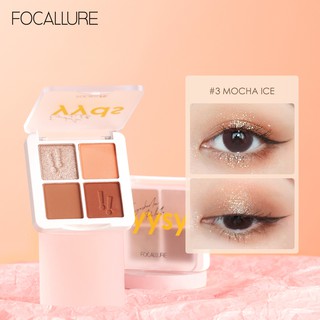 Focallure อายแชโดว์พาเลทแบบกันน้ําติดทนนาน