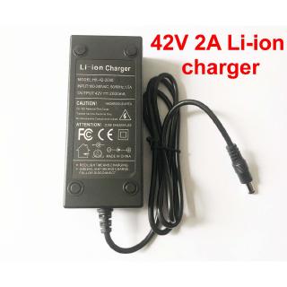 ที่ชาร์จ 36V 2A DC Li-ion charger Output 42V 2A ที่ชาร์จ charger Used for 36V 10S 10AH 12AH 15AH 20AH Ebike lithium charging