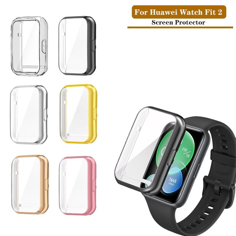 เคสป้องกันหน้าจอ แบบนิ่ม ซักได้ สําหรับ Huawei Watch Fit 2 Fit2