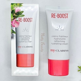 🔥แท้💯%🔥ฉลากไทย 15-30ml.ผลิต9/63 ครีมบำรุงผิวหน้า My Clarins RE-BOOST Refreshing Hydrating Cream