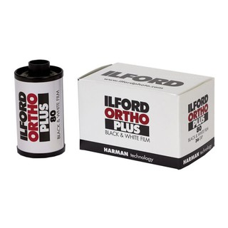 ฟิล์มขาวดำ Ilford Ortho plus 80 35mm 36exp Film Black and White 135