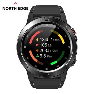 READY STOCKCODNORTH EDGE Xtrek3 Smart Watch For Men GPS Bluetooth Call Touch screen Heart Rate Blood Pressure Altimet