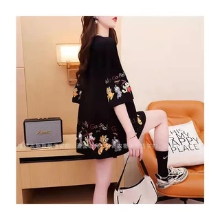 เสื้อยืดแฟชั่นผู้หญิงลายทางแขนสั้นคอกลม เนื้อผ้าดีใส่สบาย! New Fashion women's ร้านขายสินค้าจากโรงงาน #HAN SY SOCIETY