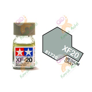 สีสูตรน้ำมัน Tamiya Enamel XF20 Med Grey 10ml