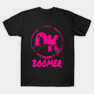 T-shirt  เสื้อยืด พิมพ์ลาย Ok Boomer Millenial Meme Gen Z Generation สําหรับผู้ชายS-5XL