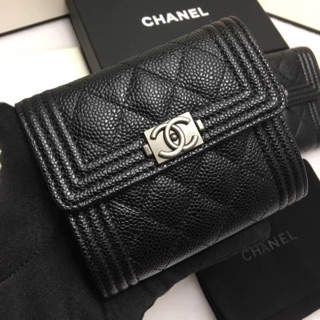 กระเป๋าสตางค์CHANEL เกรดTop Hiend 1:1 สลับแท้💕 งานหนังแท้ Full set เอกสารครบ