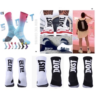 ถุงเท้าบาส  และ แฟชั่น  ELITE  Basketball Sport Socks