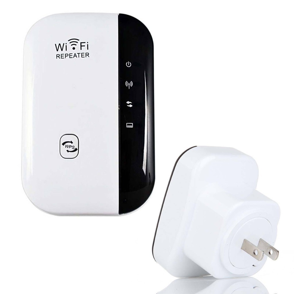 Wifi Repeater(สีขาว) ตัวรับสัญญาณ WiFi ตัวดูดเพิ่มความแรงสัญญาณไวเลส 300Mbps