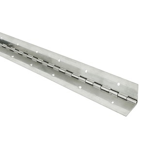  บานพับเปียโน รุ่น SH.8010 ขนาด 900 x 38 x 0.8 มม. สีเงิน  Piano hinge model SH.8010 size 900 x 38 x 0.8 mm. Silver