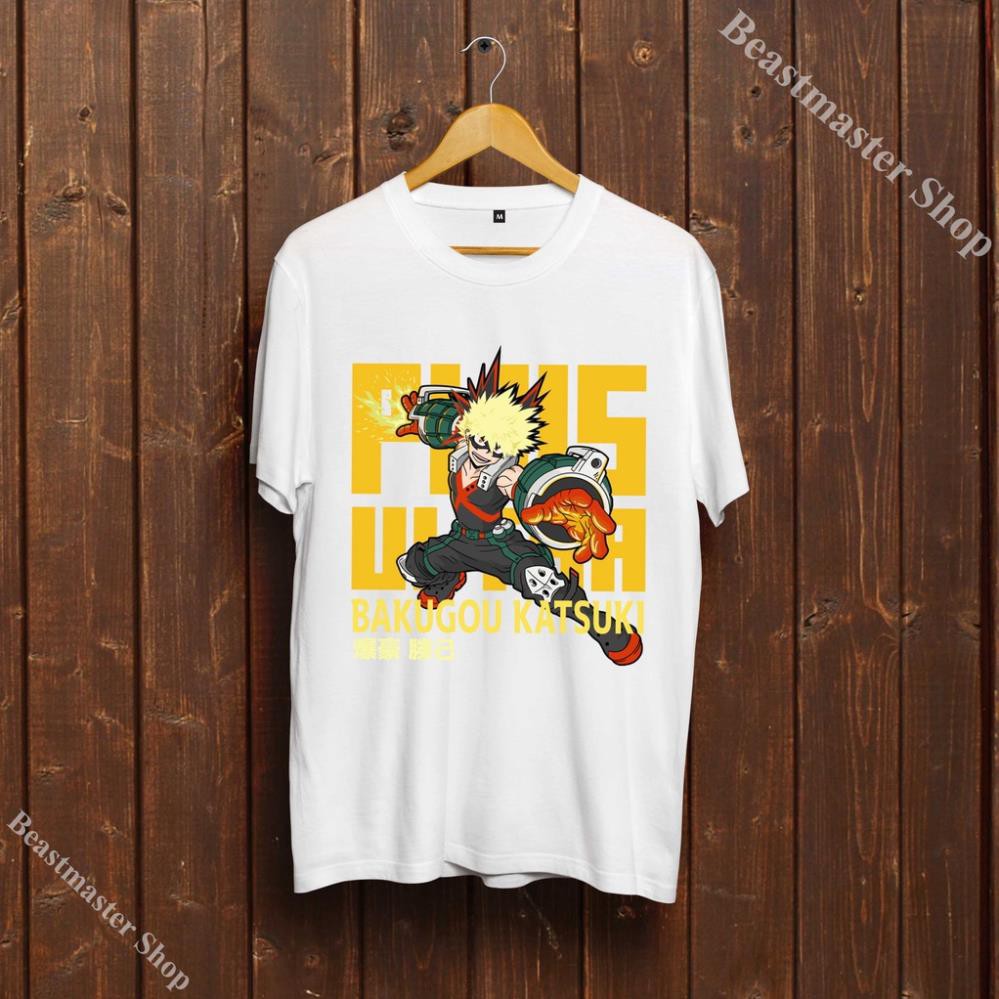 เสื้อ Katsuki Bakugou Unisex - Unisex My Hero Academia - เสื้อยืดบุคลิกภาพ Katsuki Bakugou - MHA-026