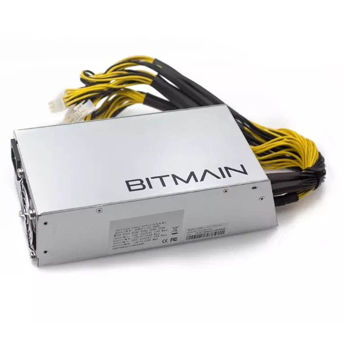 ♤☌㍿PSU Bitmain APW7 APW3 1600w มือสองสภาพสวย สำหรับ เครื่องขุด Bitcoin, เครื่องขุด OEM COM 1800w PSU Antminer L3+ S9 S9i