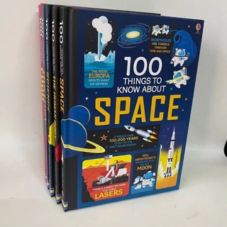 USBORNE 6 Books Usborne 100 Things To Know About Discovery Series หนังสือวิทยาศาสตร์สําหรับเด็กผู้ชายผู้หญิง