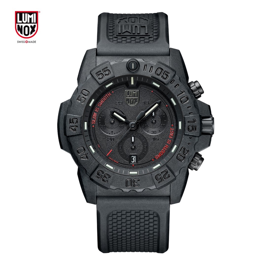 Luminox นาฬิกาข้อมือ NAVY SEAL CHRONOGRAPH SLOW IS SMOOTH SMOOTH IS FAST 3580 SERIES รุ่น XS.3581.SI