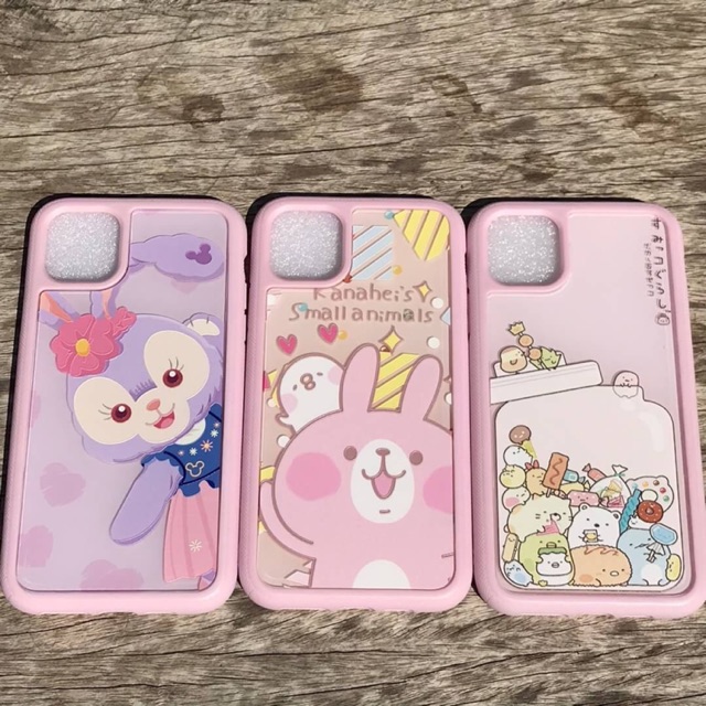 เคส iPhone : เคสขอบชมพู กระต่ายสเตลล่า/กระต่ายพิสุเกะ/ซูมิโกะ