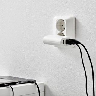 IKEA แท้ค่ะที่ชาร์จ USB 3 ช่อง, ขาว