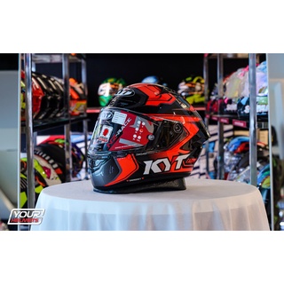 หมวกกันน็อค KYT HELMETS รุ่น NZ RACE CARBON COMPETITION RED