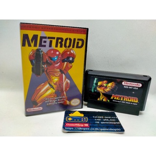 ตลับเกม Metroid เกมแนวผจญภัยต่างดาวตลุยด่านด้วยชุดสุดไฮเทศ