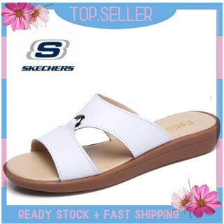 [พร้อมส่ง] *Skechers__go Walk Arch Fit รองเท้าแตะโลฟเฟอร์ ส้นแบน แบบสวม สําหรับผู้หญิง ผู้ชาย