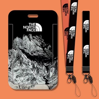 กระเป๋าใส่บัตร ลายการ์ตูน the-North-Face California highway พร้อมสายคล้อง NK น่ารัก สร้างสรรค์ สําหรับนักเรียน