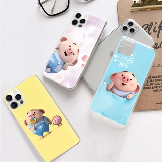 เคสโทรศัพท์มือถือแบบนิ่ม ใส ลายหมูน่ารัก DV-60 สําหรับ OPPO Find x5 pro A17k A77S A78 Reno 8t 8