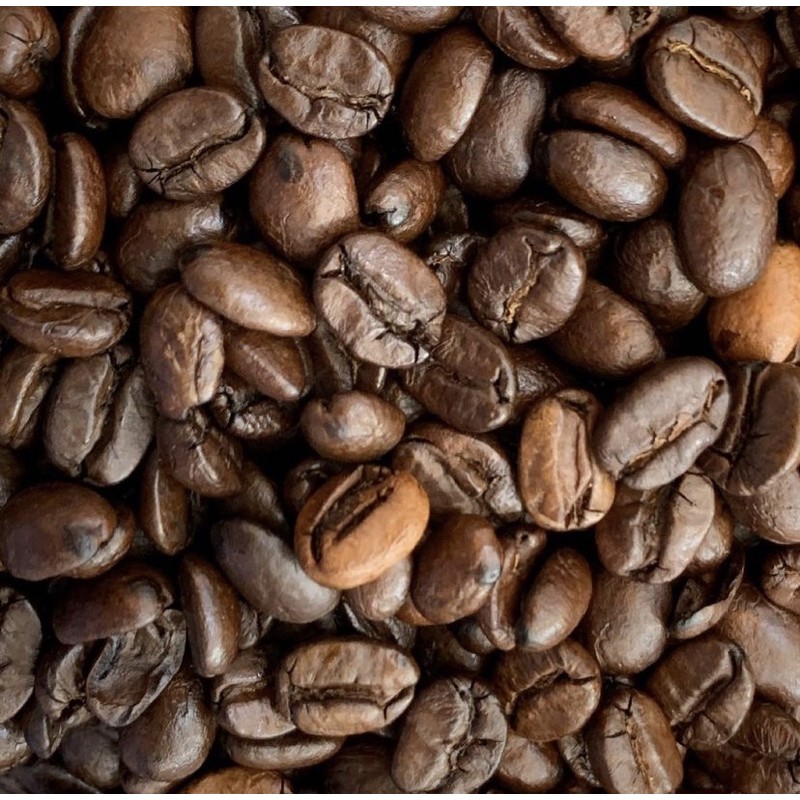 Thai Premium Coffee Blended (Arabica w/ Robusta)- Dark  Roasted Whole Beans เมล็ดกาแฟคั่วเข้ม