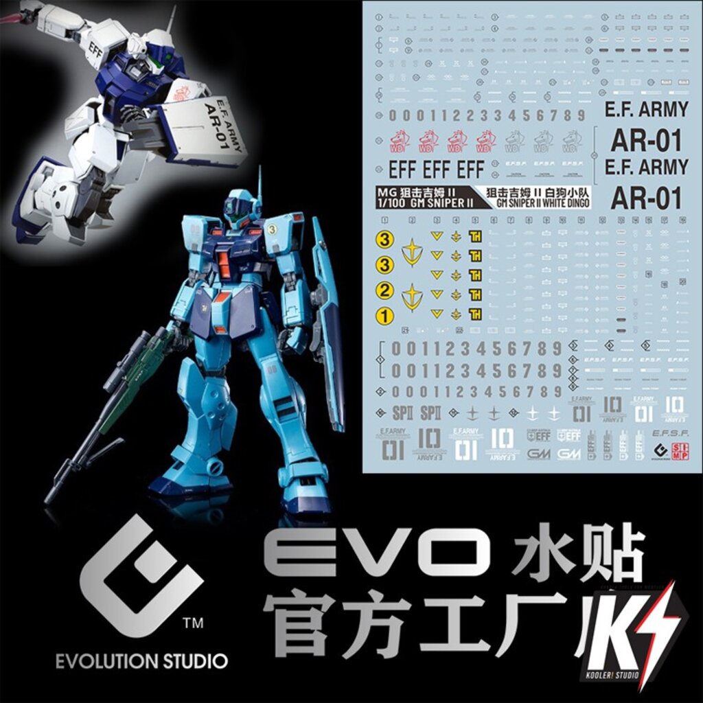Waterdecal EVO MG RGM-79SP GM Sniper II #ดีคอลน้ำสำหรับติดกันพลา