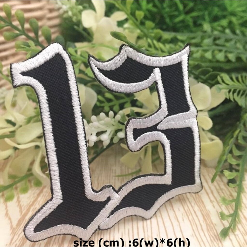 เลข 13 Lucky Number ตัวรีดติดเสื้อ อาร์มรีด อาร์มปัก ตกแต่งเสื้อผ้า หมวก กระเป๋า แจ๊คเก็ตยีนส์ Hipster Embroidered Ir...