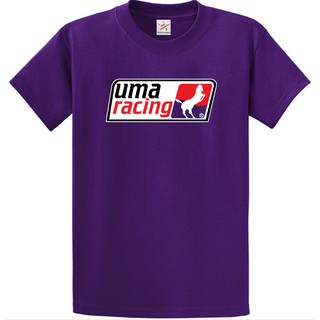 เสื้อยืด คอกลม ลาย UMA RACING