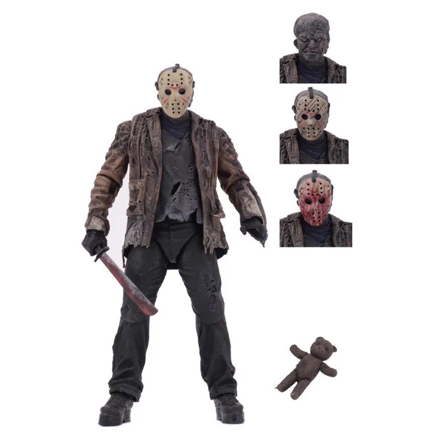 NECA Black Friday Freddy vs Jason Vouchs ตุ๊กตาเคลื่อนย้ายได้ข้อต่อขนาด 7 นิ้ว