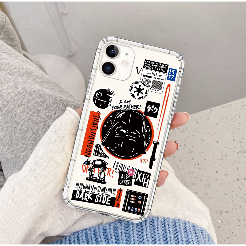 แฟชั่น Cool Star Wars สําหรับ IPhone 14 15 Pro 11 12 13 Pro Max XS MAX XR X 8 7 Plus 12 13 mini ซิลิโคนนุ่มกรณีโปร่งใส ราคา ถูกที่สุด โปรบีเคเค แกลเลอรีภาพที่ 5